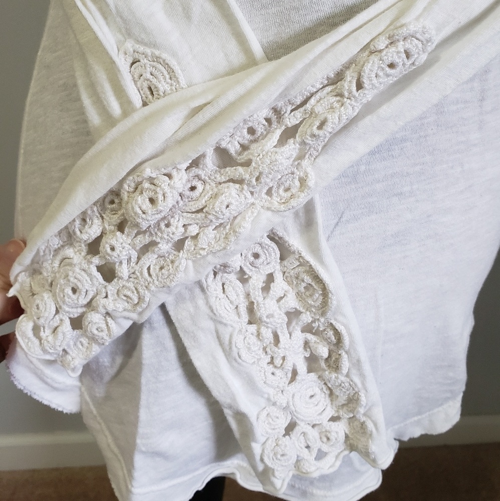 🚫SOLD🚫{Free People} Crochet Cuff Henley - Picture 7 of 8